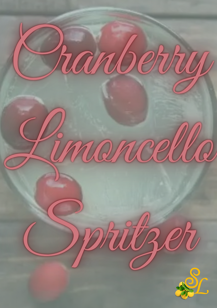 Cranberry Limoncello Spritzer - Sovrano Limoncello