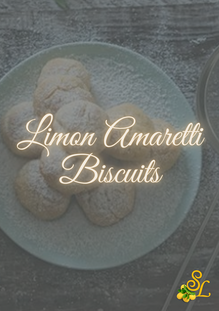 Limon Amaretti Biscuits (with a twist) - Sovrano Limoncello